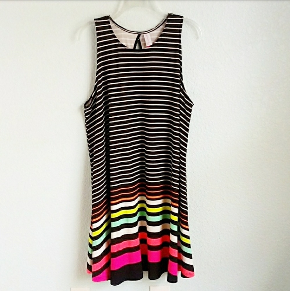 NO BOUNDARIES | Stripe Sleeveless Dress Siz